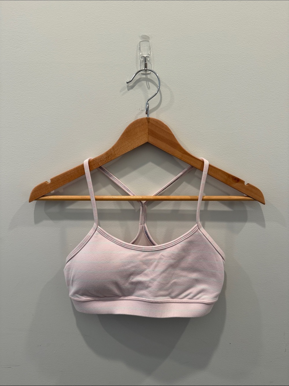 lululemon athletica Light Pink Strappy Sports Bra size 6